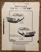 Revue technique Renault 17, Boeken, Auto's | Boeken, Ophalen of Verzenden, Gelezen, Renault, RTA