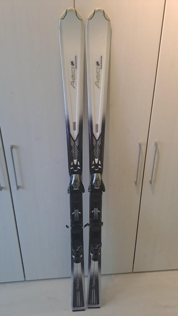 Ski 's + stokken + tas, Sport en Fitness, Skiën en Langlaufen, Stokken, Ski, Salomon, Ophalen