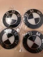 Bmw stickers/logo's blauw wit/zwart wit / m style 4 x 65 mm, Ophalen of Verzenden