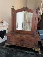 Antiek Make up tafeltje met spiegel, Antiek en Kunst, Ophalen