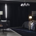 tentures velours bleue ikea sanela, Maison & Meubles, Neuf, 100 à 150 cm, Enlèvement, 200 cm ou plus