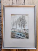 Aquarel van Antwerpen kunstenaar Fons Meylemans, Enlèvement