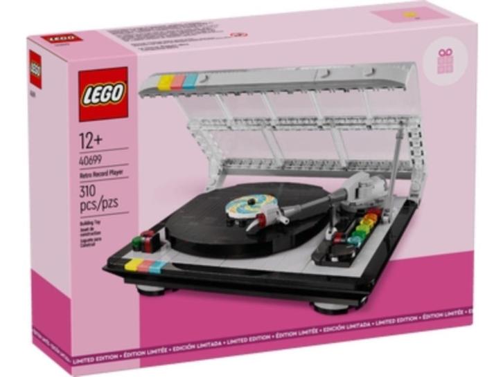 Lego - 40699 - Retro Platenspeler, Kinderen en Baby's, Speelgoed | Duplo en Lego, Zo goed als nieuw, Lego, Complete set, Ophalen of Verzenden