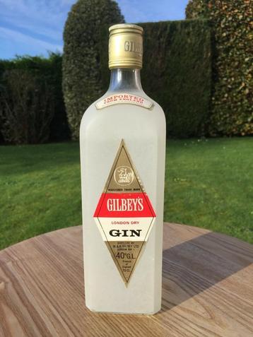 Gilbey's - London Dry Gin - 1960, Neuf, Autres régions, Pleine, Enlèvement