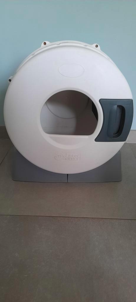 Kattenbak litter spinner, makkelijk in onderhoud, Dieren en Toebehoren, Kattenbakken, Gebruikt, Gesloten, Zelfreinigend, Ophalen