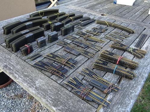 Groot Lot > 150 sporen/wissels - Fleischmann, Hobby en Vrije tijd, Modeltreinen | H0, Gebruikt, Rails, Gelijkstroom, Fleischmann