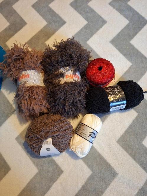 6 bollen wol (haken of breien), Hobby & Loisirs créatifs, Tricot & Crochet, Tricot, Enlèvement ou Envoi