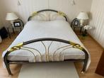 koperen bed, matras, nachtkastjes  160 x 200, Ophalen, Nieuw