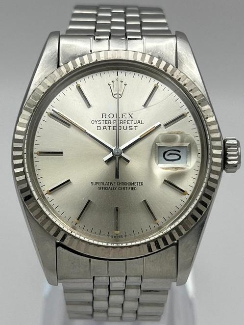 Rolex - Datejust 16014 (36mm – 1985), Handtassen en Accessoires, Horloges | Heren, Zo goed als nieuw, Rolex, Staal, Staal, Ophalen