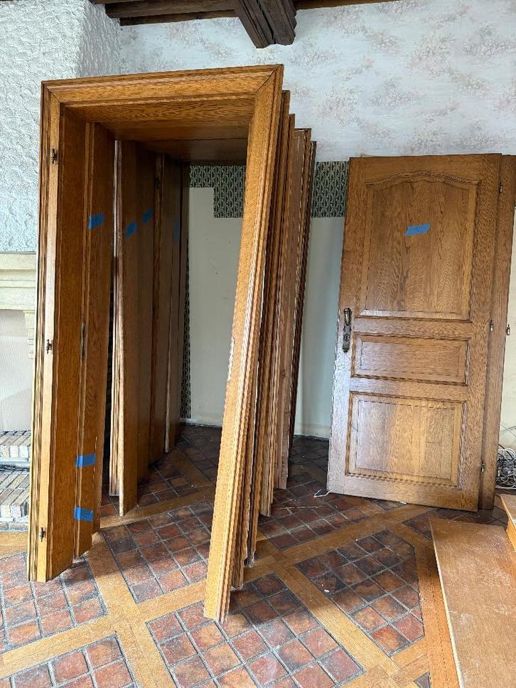 Portes en bois massif, Bricolage & Construction, Fenêtres & Moustiquaires, Utilisé, Porte intérieure, Bois, Enlèvement