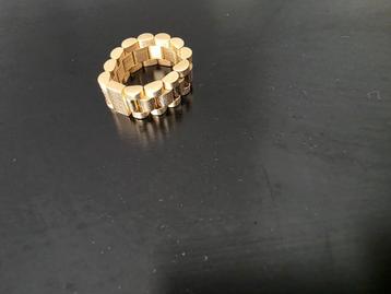 18 karaat gouden rolex ring beschikbaar voor biedingen
