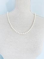 Collier de perles vintage classique, Comme neuf, Autres matériaux, Enlèvement ou Envoi, Blanc