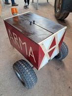 degelijke zelfgemaakte Aanhanger voor go-cart of Quad, Ophalen, Zo goed als nieuw