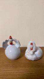 Paire de 2 petites poules j Line excellent état, Antiquités & Art, Antiquités | Porcelaine