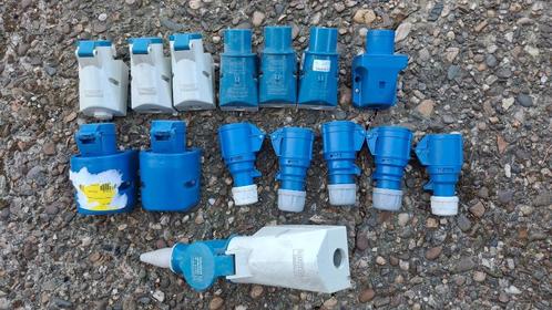 Lot NIEUWE diverse stekkers stopcontact 3, 4, 5 Polig 16-32A, Doe-het-zelf en Bouw, Elektriciteit en Kabels, Nieuw, Stopcontact