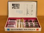 Set van 24 visbestekset 18/10 roestvrij staal vintage 50-60, Ophalen
