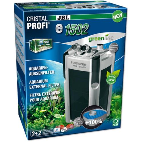 CRISTALPROFI e1502 Buitenfilter van 160 tot 600L, Dieren en Toebehoren, Vissen | Aquaria en Toebehoren, Nieuw, Filter of Co2, Verzenden
