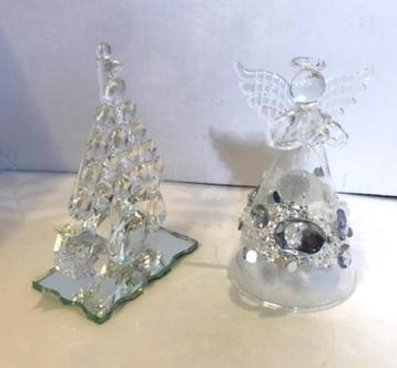 Décorations de Noël anciennes taillées en cristal ✨💎😍👀😎�