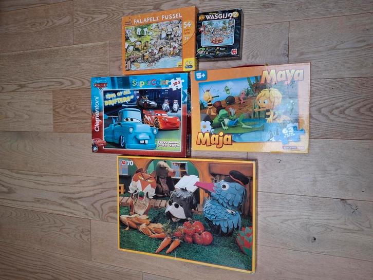 Puzzels Jumbo, Disney Pixar, Studio 100, Peliko, Kinderen en Baby's, Speelgoed | Kinderpuzzels, Gebruikt, Ophalen