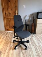 Chaise de bureau ergonomique Kinnarps 600 tissu gris, Maison & Meubles, Chaises de bureau, Comme neuf, Chaise de bureau, Ergonomique