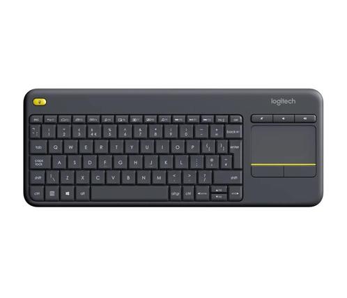 K400 Plus Wireless Touch Keyboard, Computers en Software, Toetsenborden, Zo goed als nieuw, Azerty, Draadloos, Ophalen