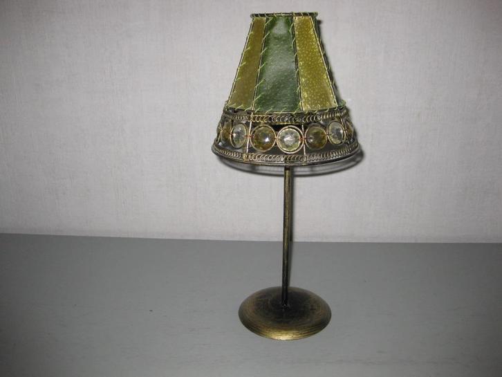 Theelicht houder (koperen)., Huis en Inrichting, Woonaccessoires | Kandelaars en Kaarsen, Gebruikt, Ophalen