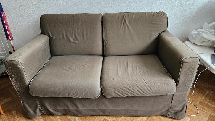 Om weg te geven: Ikea 2-zitsbank, Huis en Inrichting, Zetels | Zetels, Gebruikt, Rechte bank, Tweepersoons, 150 tot 200 cm, 75 tot 100 cm