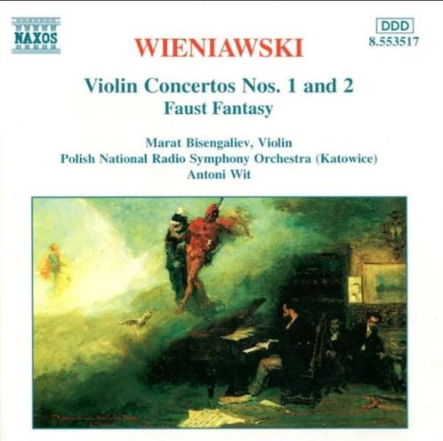 Wieniawski - Violin Concertos Nos.1 And 2/Faust Fantasy DDD, Cd's en Dvd's, Cd's | Klassiek, Ophalen of Verzenden