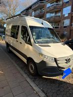 Mercedes Sprinter lichte vracht dubbele cabine, Auto's, Mercedes-Benz, 4 deurs, Achterwielaandrijving, Wit, Leder