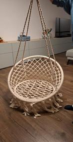 hangstoel wit macramé, Ophalen, Nieuw, Overige materialen, Inklapbaar