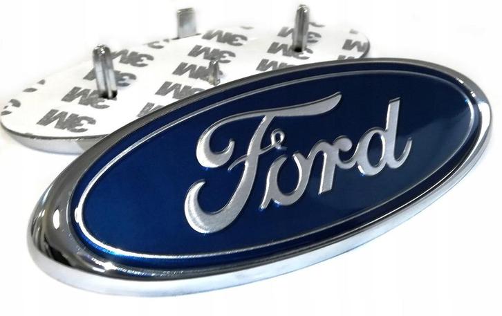 S-MAX C-MAX GALAXY MONDEO FORD-LOGO-EMBLEEM VAN 147/57 mm, Auto-onderdelen, Carrosserie, Motorkap, Ford, Voor, Nieuw, Verzenden