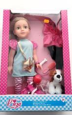 Pop Kenza Dolls Pop met Hondje en Accessoires, Kinderen en Baby's, Speelgoed | Poppen, Nieuw, Overige typen, Ophalen of Verzenden