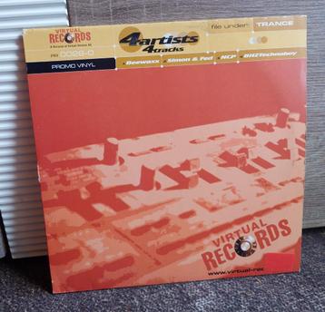 Various – 4 Artists 4 Tracks (12'' Promo Vinyl) beschikbaar voor biedingen