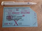 Ticket football RSC Anderlecht Union St Gilloise 1979, Collections, Enlèvement ou Envoi, Utilisé, Autres types