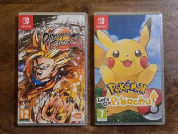 Nintendo Switch Games - Pokemon & Dragon Ball Z, 1 joueur, À partir de 12 ans, Comme neuf, Autres genres