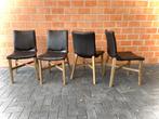 4 stoelen in lederlook H&H, Enlèvement, Utilisé