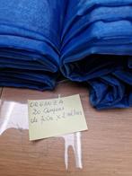 20 coupons en voile organza bleu  larg 70cm + long 2m, Enlèvement ou Envoi, Bleu