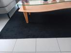 Zwart kortpolig tapijt, 1m30 op 1m88 propere staat, Maison & Meubles, 150 à 200 cm, Comme neuf, 100 à 150 cm, Enlèvement