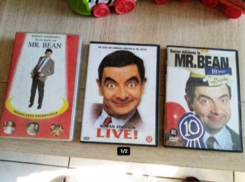 Rowan Atkinson / Mr Bean - 2 dvd's (2€/st) + 1 vhs (1€), Cd's en Dvd's, Dvd's | Komedie, Gebruikt, Alle leeftijden, Ophalen of Verzenden