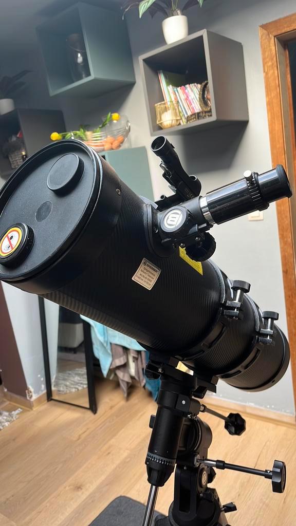 Bresser telescope 1400/150mm, Audio, Tv en Foto, Optische apparatuur | Telescopen, Zo goed als nieuw, Spiegeltelescoop (reflector)
