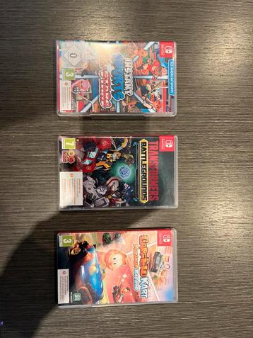 Nintendo switch games 3 voor 12eu beschikbaar voor biedingen