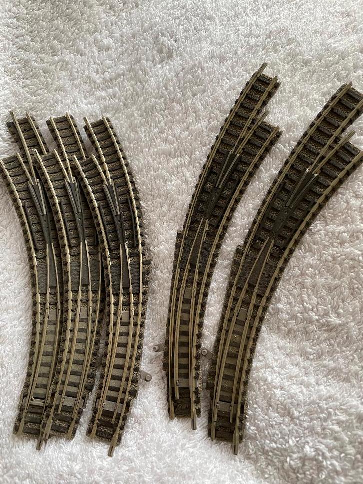 Modeltrein sporen treinsporen rails 9142 - 4 stuks, Hobby & Loisirs créatifs, Trains miniatures | Échelle N, Comme neuf, Rails