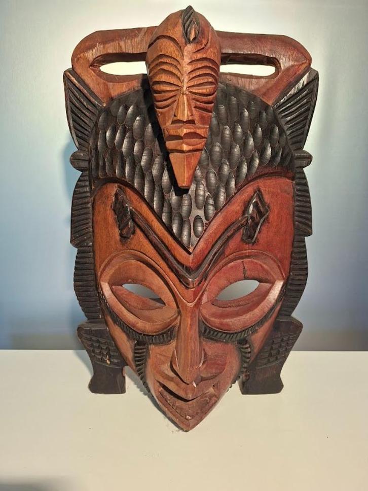 Très grand masque d'origine du Congo, Antiek en Kunst, Kunst | Niet-Westerse kunst, Ophalen