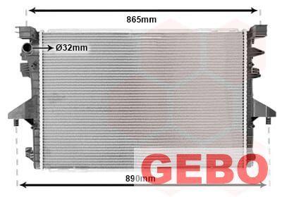 Volkswagen Transporter T5 2009/2015 2.0 TDI radiateur 7E0 12, Auto-onderdelen, Motor en Toebehoren, Volkswagen, Nieuw, Ophalen of Verzenden