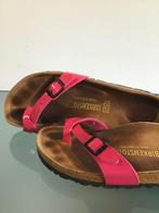 Gratis Verzenden | Birkenstock lak roze slippers 38, Slippers, Roze, Zo goed als nieuw, Birkenstock