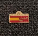 PIN - WORLD CUP FOOTBALL ITALIA '90 - COCA COLA - SPANJE, Sport, Utilisé, Envoi, Insigne ou Pin's