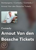 Arnout Van den Bossche tickets vandaag, Tickets en Kaartjes, Twee personen
