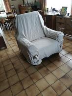 Housse fauteuil beige clair., Ophalen of Verzenden, Zo goed als nieuw, Beige