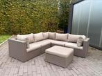 Lounge set Bristol – 3m x 3m, Ophalen, Wicker, Hocker, Loungeset