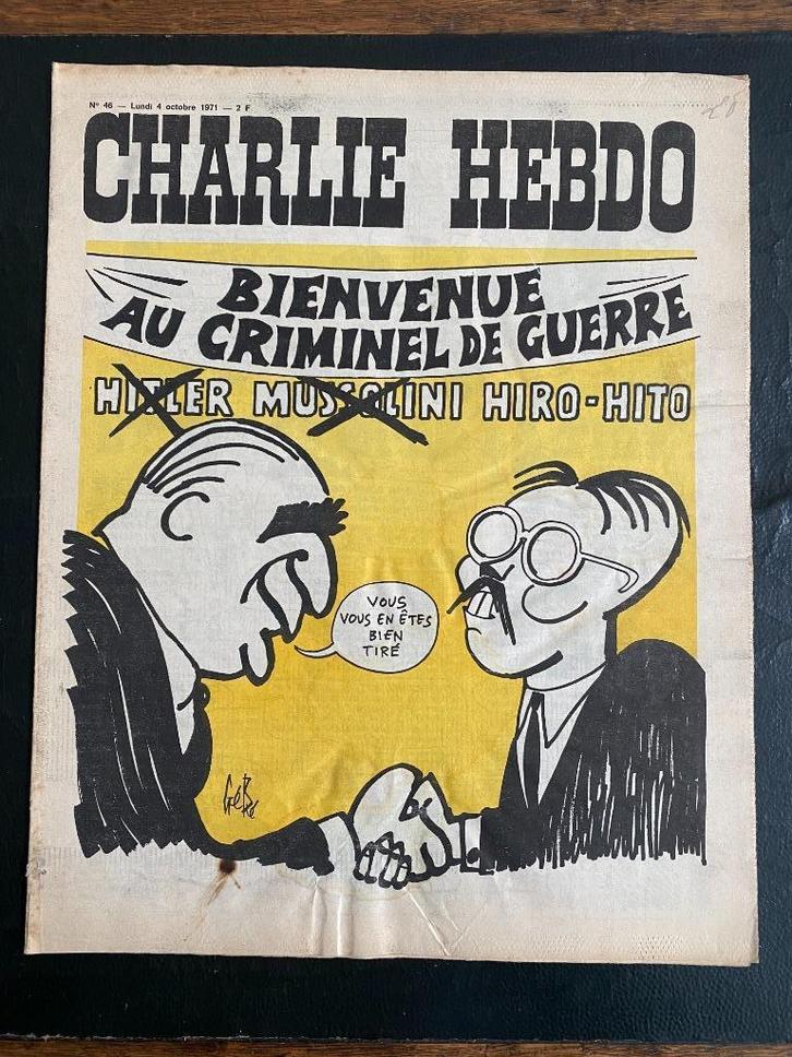Charlie Hebdo 46 uit "1971", Verzamelen, Tijdschriften, Kranten en Knipsels, Tijdschrift, 1960 tot 1980, Ophalen of Verzenden